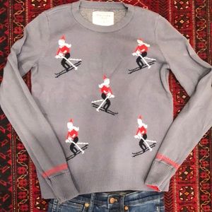 Abercrombie and Fitch ski sweater grey